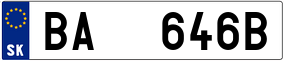 Truck License Plate